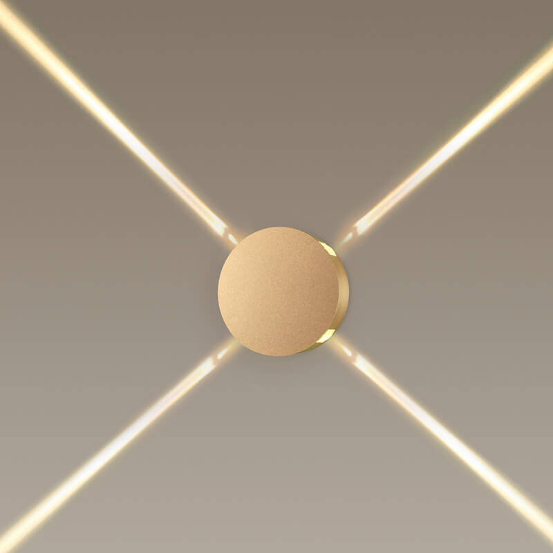 Спот Jedi Beam Sconce Circle gold Золотой в Ульяновске | Loft Concept 