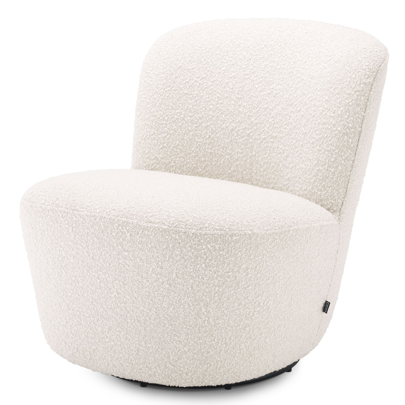 Кресло Eichholtz Swivel Chair Doria Кремовый в Ульяновске | Loft Concept 