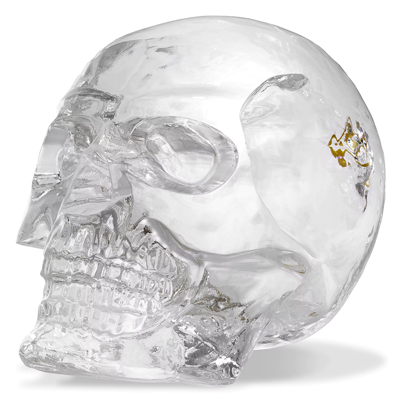 Статуэтка Philipp Plein Diamond Skull Прозрачный Золотой в Ульяновске | Loft Concept 