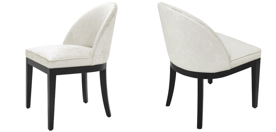 Стул Eichholtz Dining Chair Fallon Mirage off-white - фото №1