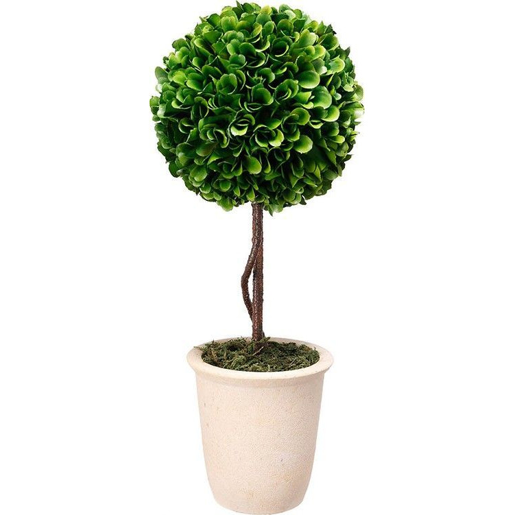 Декоративный искусственное растение Single boxwood Зеленый Бежевый Коричневый в Ульяновске | Loft Concept 