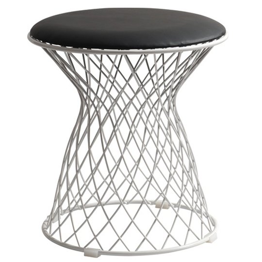 Табурет Wire Diamond Stool Красный Белый Черный в Ульяновске | Loft Concept 