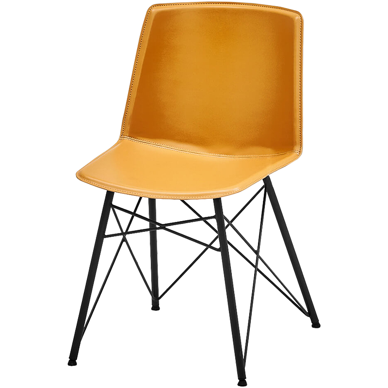 Стул Blaan Stool yellow Черный Желтый в Ульяновске | Loft Concept 