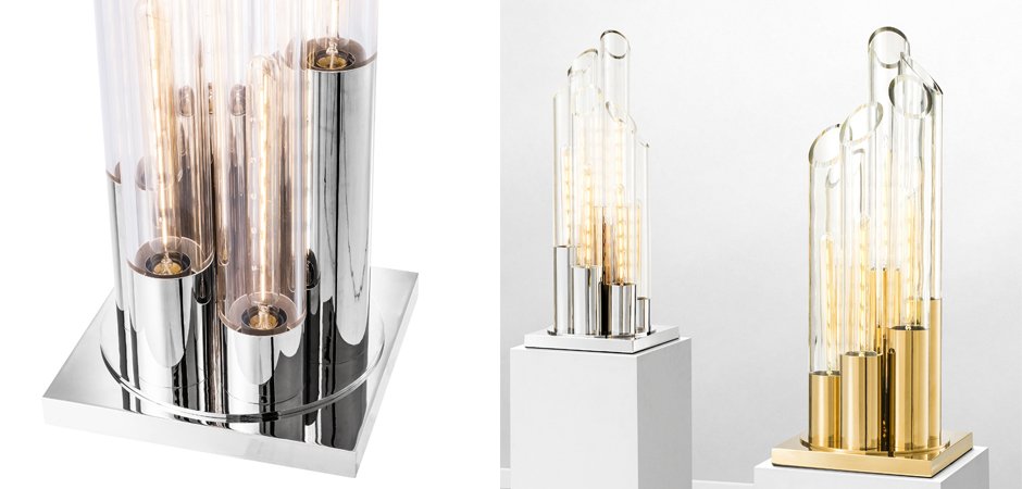 Настольная лампа Eichholtz Table Lamp Paradiso Nickel - Loft-Concept в Ульяновске