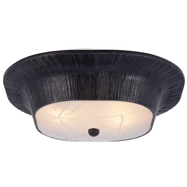 Потолочный светильник Utopia Round Sconce Black Черный в Ульяновске | Loft Concept 