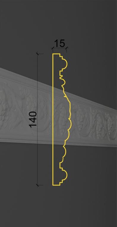Молдинг с орнаментом MO-12 в Ульяновске