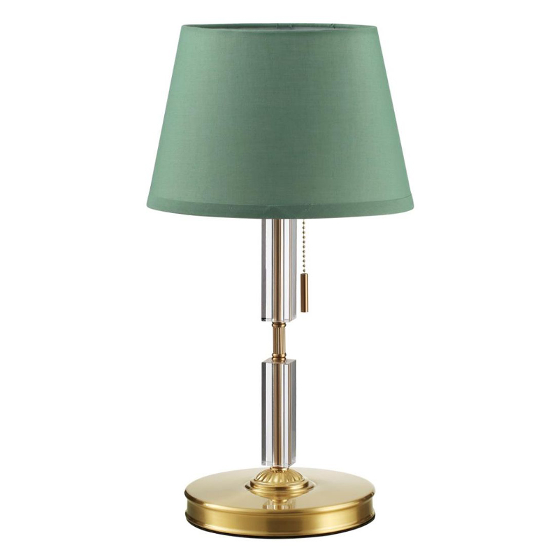 Настольная лампа Ramona Green Table Lamp Бронза Зеленый в Ульяновске | Loft Concept 