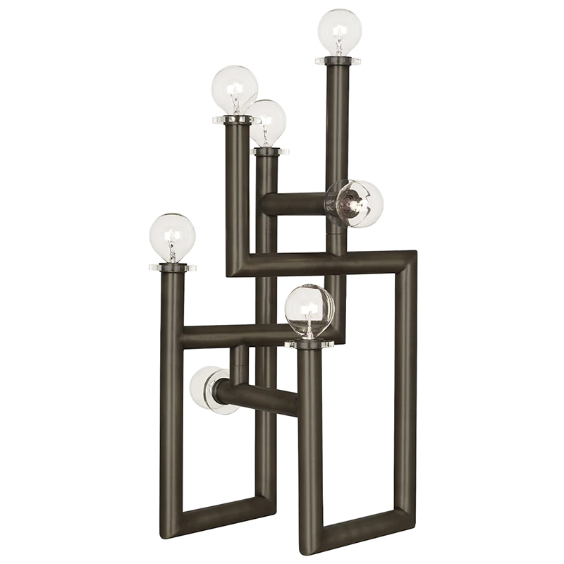 Настольная лампа Jonathan Adler Milano Modernist Table Lamp Bronze Темная бронза в Ульяновске | Loft Concept 