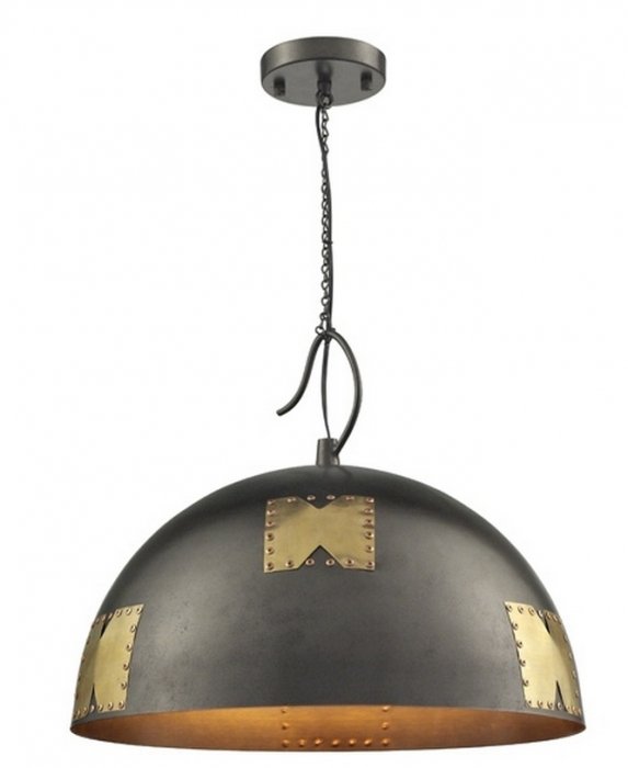 Подвесной светильник Loft Сlincher Steampunk Pendant Wide 4 Черный в Ульяновске | Loft Concept 