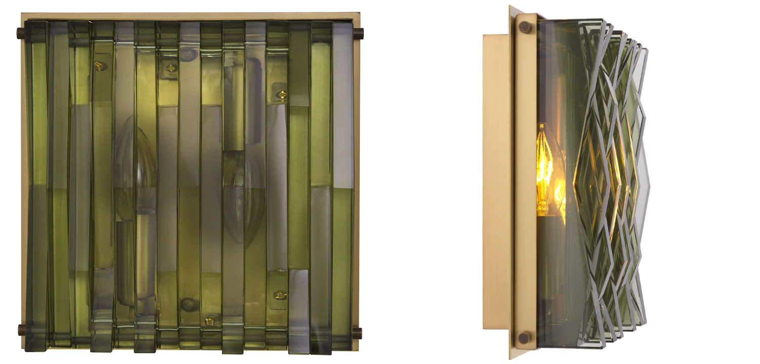 Бра Eichholtz Wall Lamp Nuvola S Green - фото №1