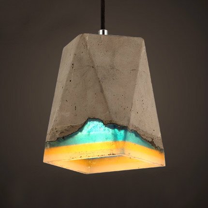 Подвесной светильник Art Concrete Pendant №8 Серый в Ульяновске | Loft Concept 