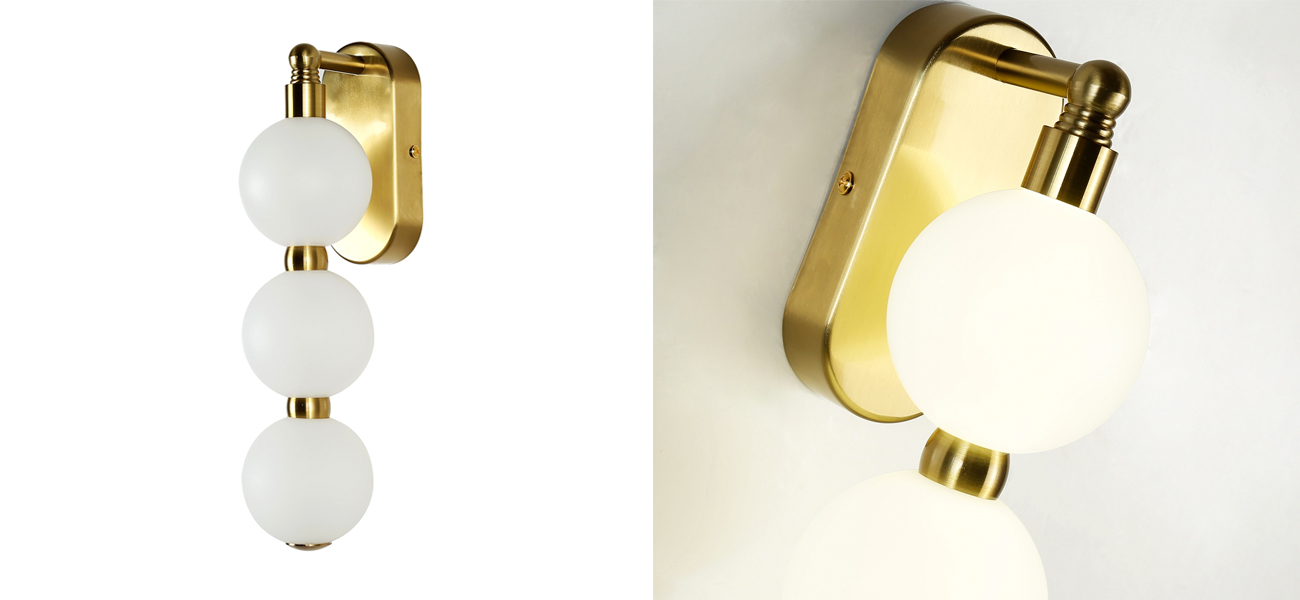 Бра с плафоном из акриловых шаров PEARLS - фото