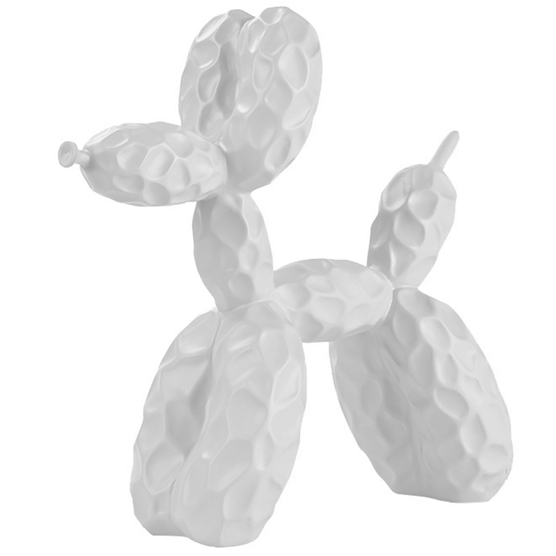 Статуэтка Jeff Koons Balloon Dog Crumpled White Белый в Ульяновске | Loft Concept 