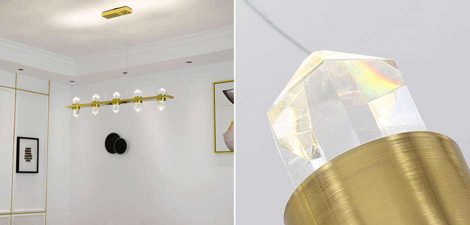 Люстра large Crystals Line Brass Люстра large Crystals Line Brass - Loft-Concept в Ульяновске
