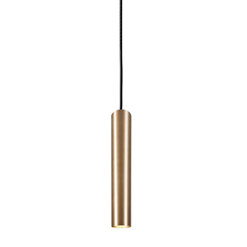 Подвесной светильник Luis Trumpet Tube Brass Lamp 40 Латунь в Ульяновске | Loft Concept 