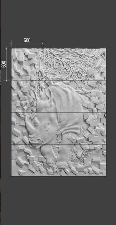 Барельеф RHINOCER в Ульяновске
