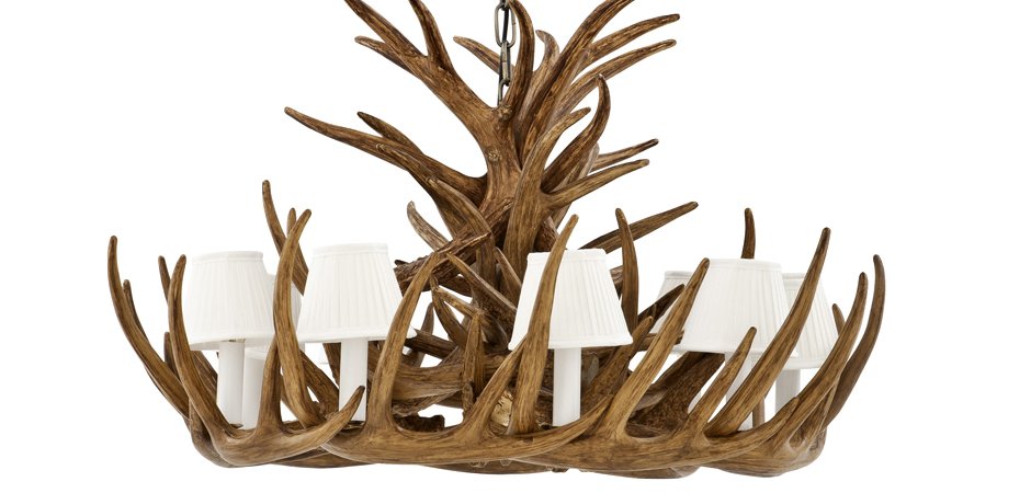 Люстра Eichholtz Chandelier Horn Highlands - Loft-Concept в Ульяновске