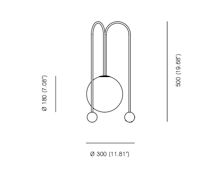 Настольная лампа Michael Anastassiades Fontana Amorosa Bell в Ульяновске