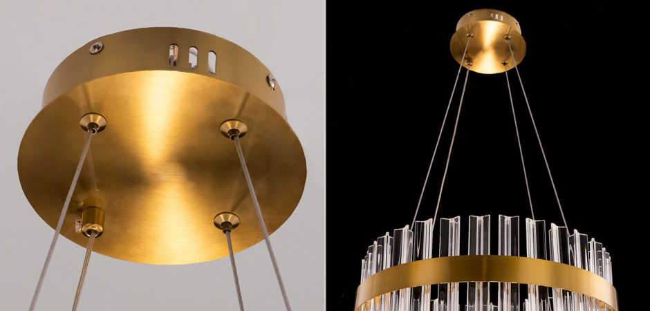 Круглая Люстра Кольцо Хрусталь диаметр 40 см RING Saturno Not Baroncelli Brass Круглая Люстра Кольцо Хрусталь диаметр 40 см RING Saturno Not Baroncelli Brass - Loft-Concept в Ульяновске