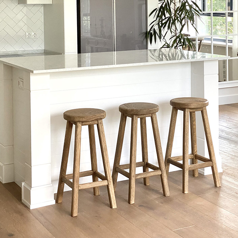 Барный табурет Den Bar Stool Древесина в Ульяновске | Loft Concept 