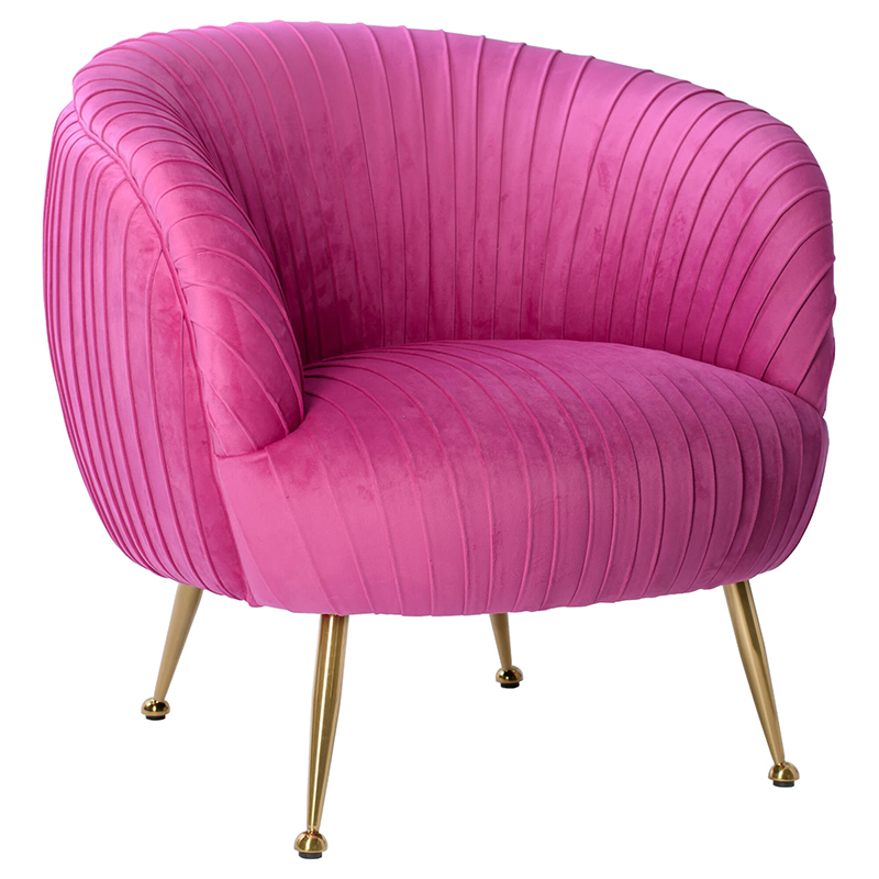 Кресло SOUFFLE CHAIR pink velor Розовый в Ульяновске | Loft Concept 