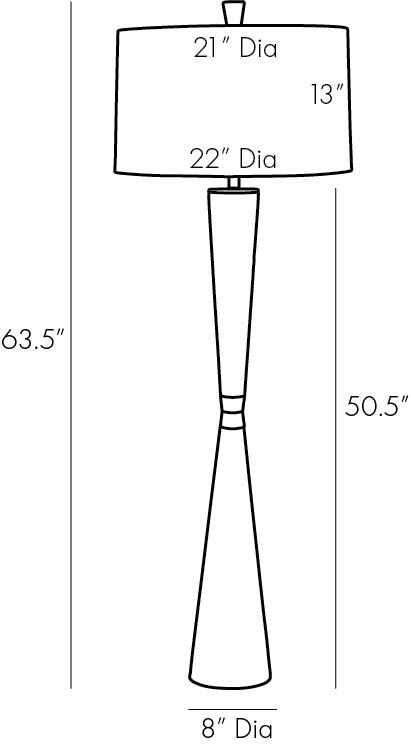 Торшер Arteriors GROM FLOOR LAMP в Ульяновске