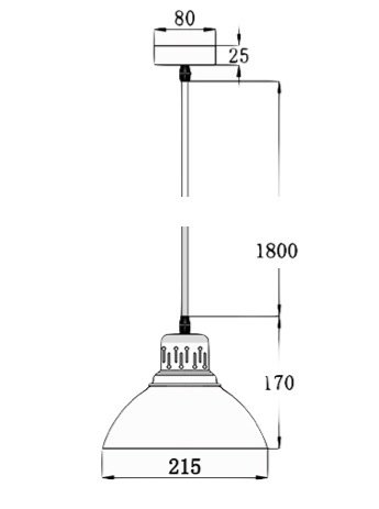 Люстра Loft Rust Pendant в Ульяновске