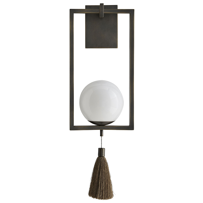 Бра Arteriors TRAPEZE SCONCE Белый Черный в Ульяновске | Loft Concept 