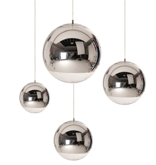 Подвесной светильник Mirror Ball Серебряный в Ульяновске | Loft Concept 