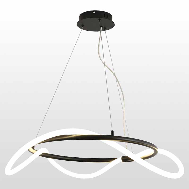 Люстра Luke Lampco Tracer Chandelier Black 60 Белый Черный в Ульяновске | Loft Concept 