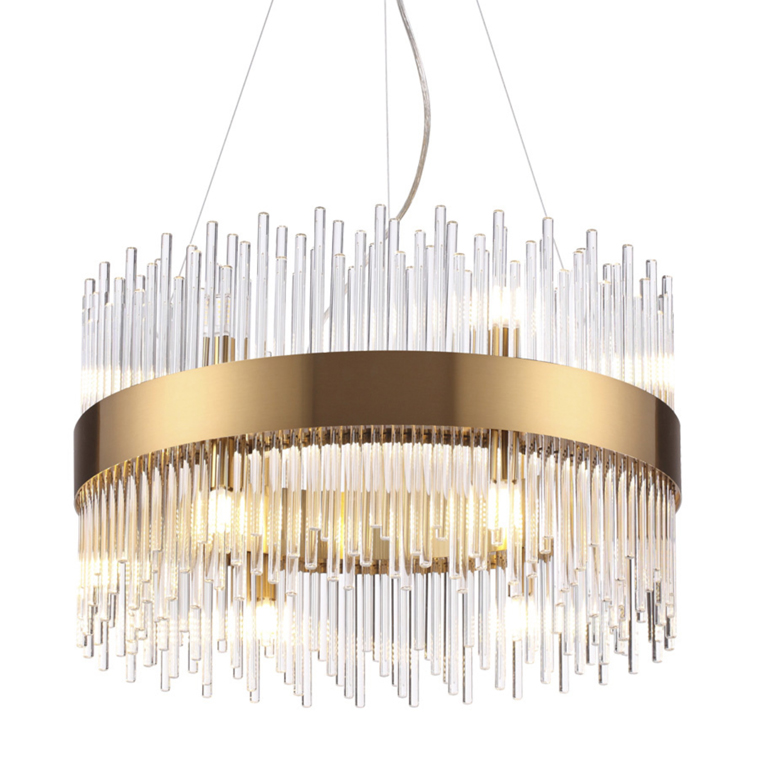 Люстра Nembus Chandelier Gold Circle Бронза в Ульяновске | Loft Concept 