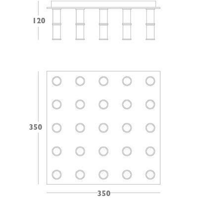 Потолочный светильник Meurice Flush Mount Ceiling Light в Ульяновске