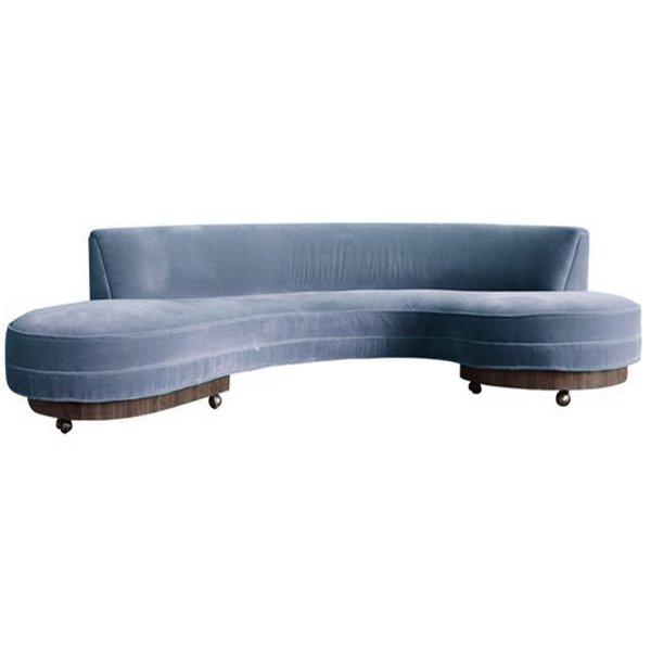 Early Vladimir Kagan Sofa Сизый в Ульяновске | Loft Concept 