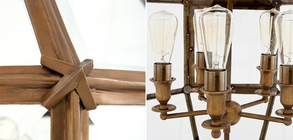 Люстра Lantern Owen Brass L - Loft-Concept в Ульяновске