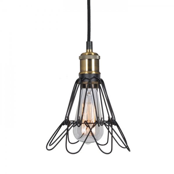 Подвесной светильник Cage Filament Pendant  в Ульяновске | Loft Concept 