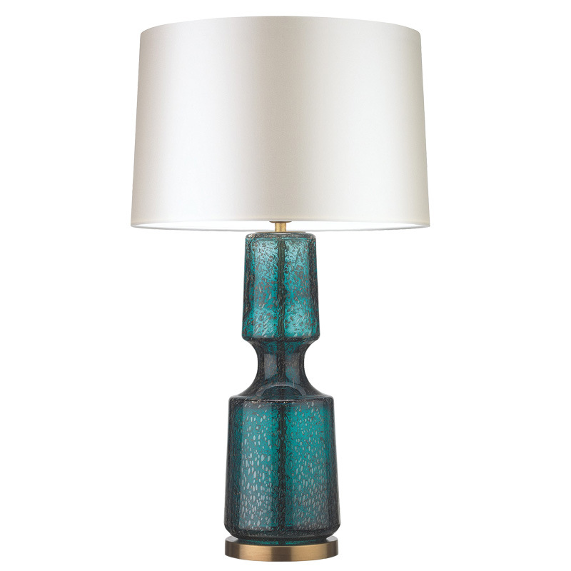 Настольная лампа Antero Teal Table Lamp Бирюзовый Молочный в Ульяновске | Loft Concept 