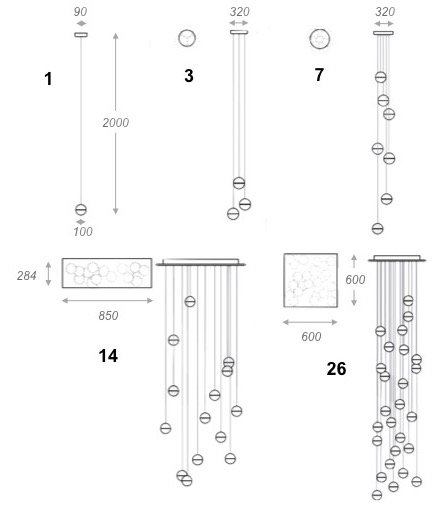 Bocci Led Crystal Glass Ball 1 в Ульяновске