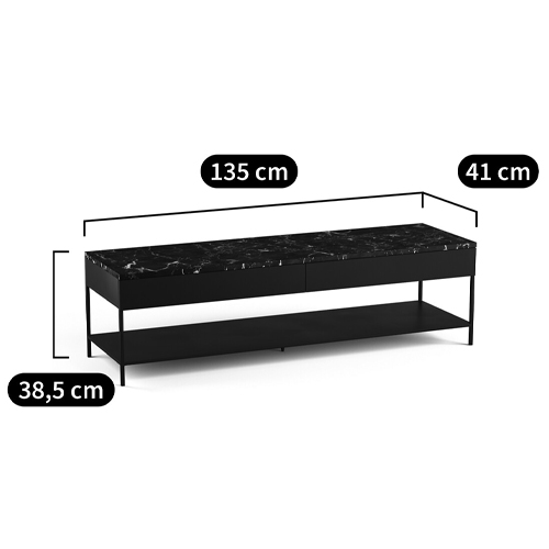 ТВ-тумба с мраморной столешницей Vayo Marble TV Stand в Ульяновске