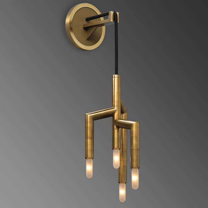 Бра Jonathan Browning - RAMEAU Wall Lamp Латунь в Ульяновске | Loft Concept 