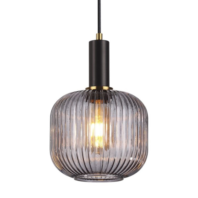 Подвесной светильник Ferm Living chinese lantern Gray Серый (Gray) Черный в Ульяновске | Loft Concept 