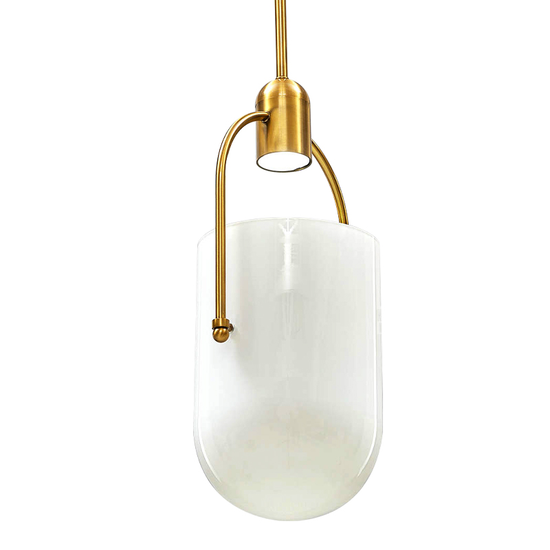 Подвесной светильник Allied Maker Hanging Lamp Золотой Белый в Ульяновске | Loft Concept 