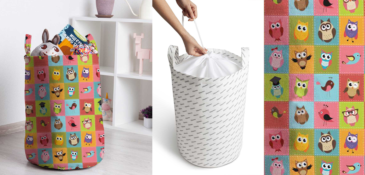 Корзина Birds Puzzle Basket - фото