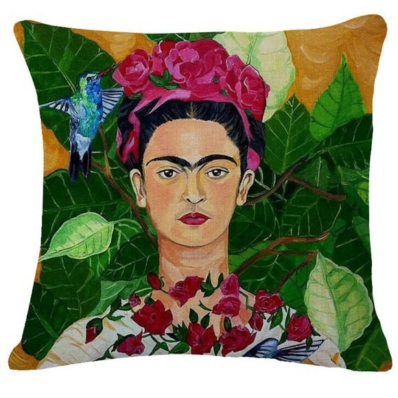 Декоративная подушка Frida Kahlo 4  в Ульяновске | Loft Concept 