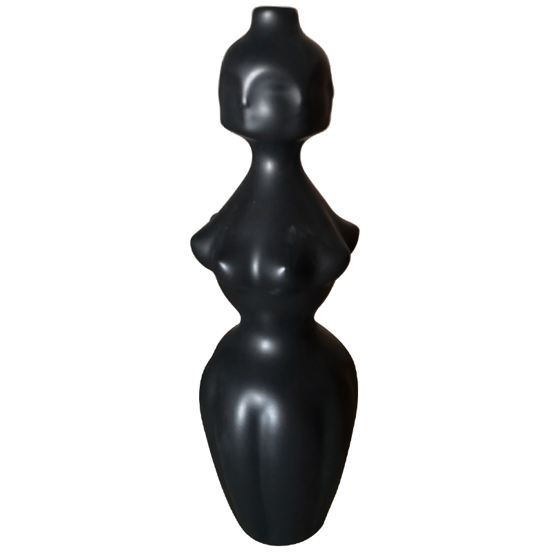 Декоративная ваза OLYMPIA VASE Black Vase Черный в Ульяновске | Loft Concept 