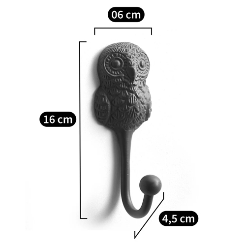 Настенный крючок в виде совы Owl Wall Hook Blue в Ульяновске