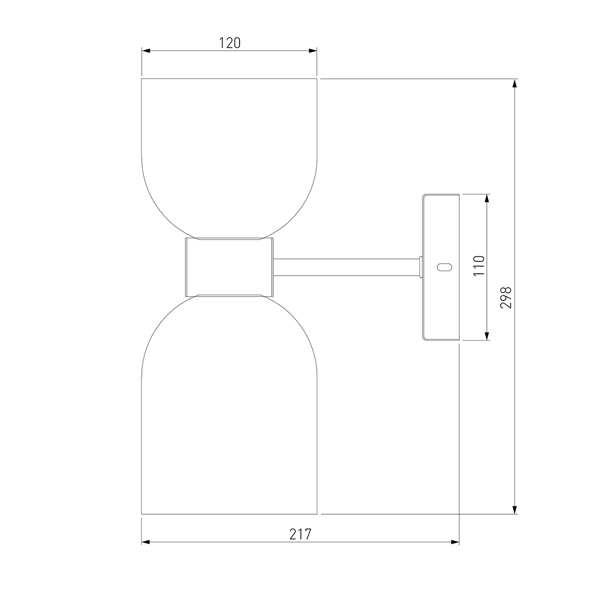 Бра Light maker studio Sconce white and smok brass в Ульяновске