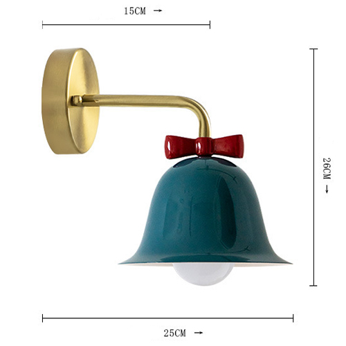 Бра Колокольчик Bell with Bow Deep Blue Wall Lamp Темно-синий в Ульяновске