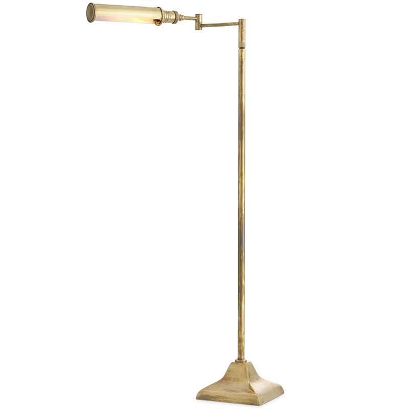 Торшер Eichholtz Floor Lamp Kingston Brass Латунь в Ульяновске | Loft Concept 