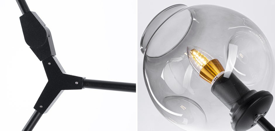 Торшер Сrumpled Glass Bubble Торшер Сrumpled Glass Bubble - Loft-Concept в Ульяновске