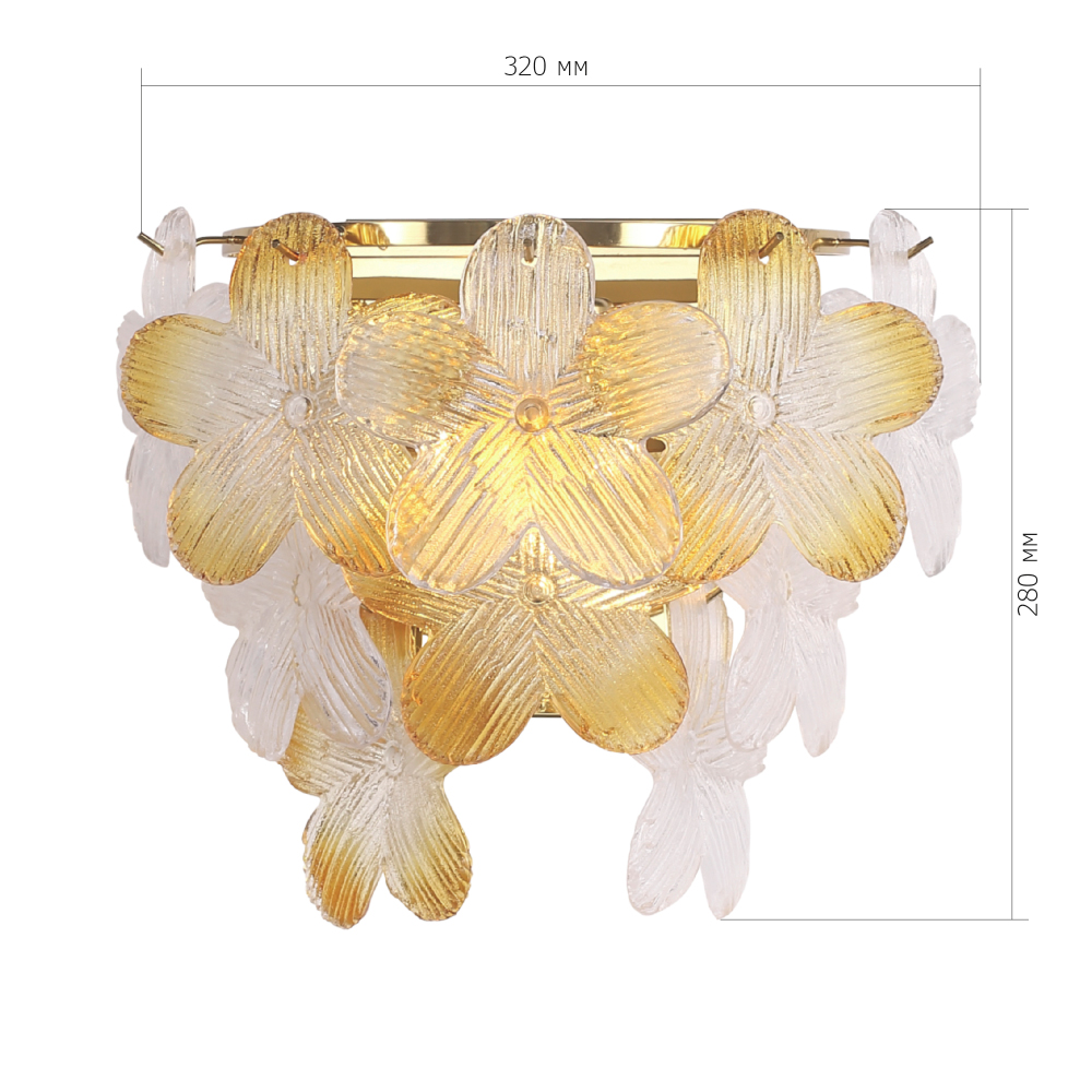 Бра с цветочными мотивами Light Floral Glow в Ульяновске